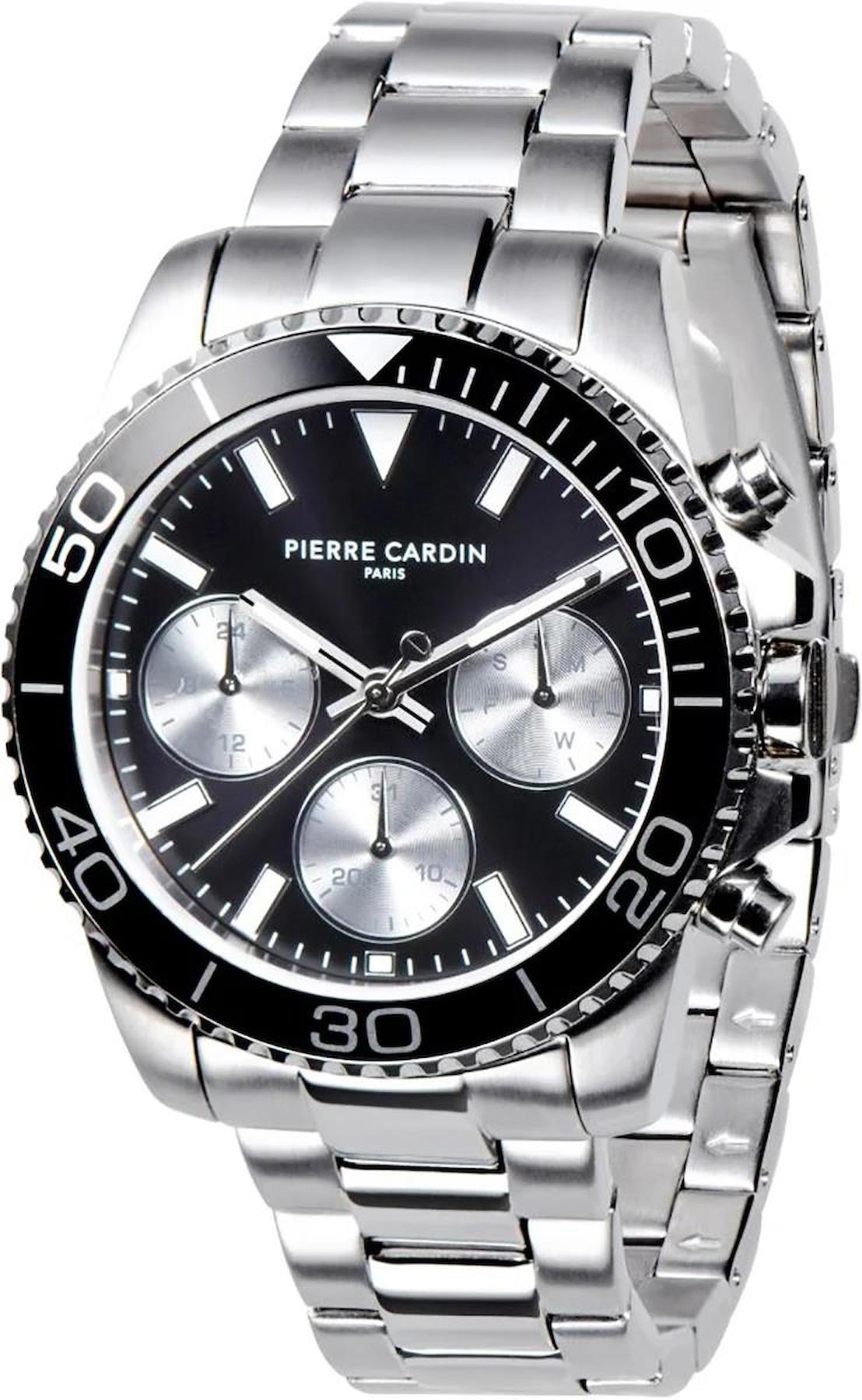 Pierre Cardin CNI.0004 Takvimli 40 mm Çelik Kordon Analog Erkek Kol Saati