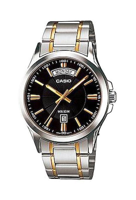 Casio MTP-1381G-1AVDF Takvimli 40 mm Altın-Çelik Kordon Analog Kol Saati