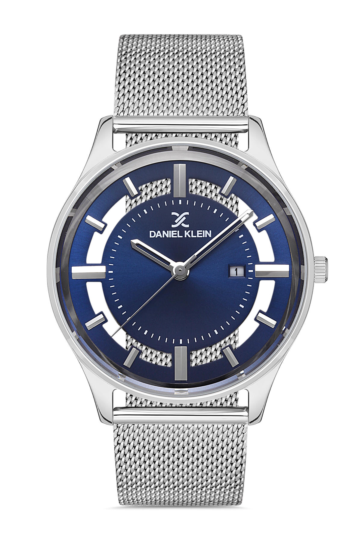 Daniel Klein DK.1.12879.3 Takvimli 44 mm Çelik Kordon Analog Erkek Kol Saati