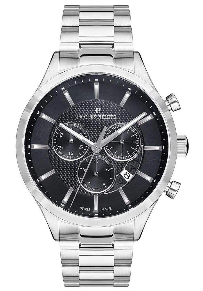 Jacques Philippe JPQGC031316 Pusulalı Takvimli 42 mm Çelik Kordon Analog Erkek Kol Saati