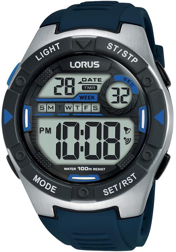 Lorus R2395MX9 Takvimli Lacivert Silikon Kordon Analog Erkek Kol Saati