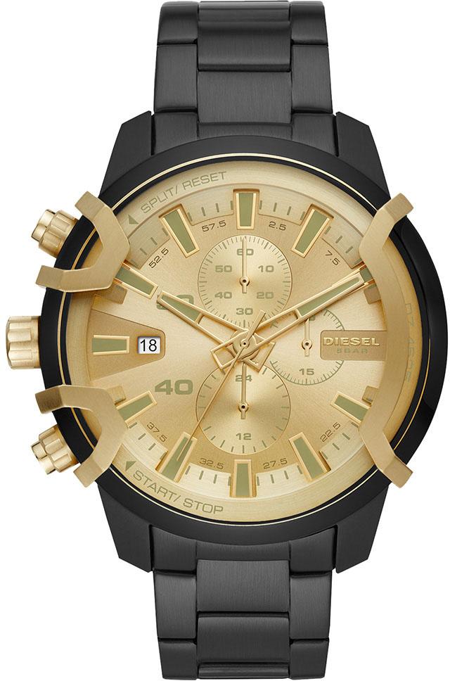 Diesel DZ4525 Takvimli 42 mm Siyah Çelik Kordon Analog Erkek Kol Saati