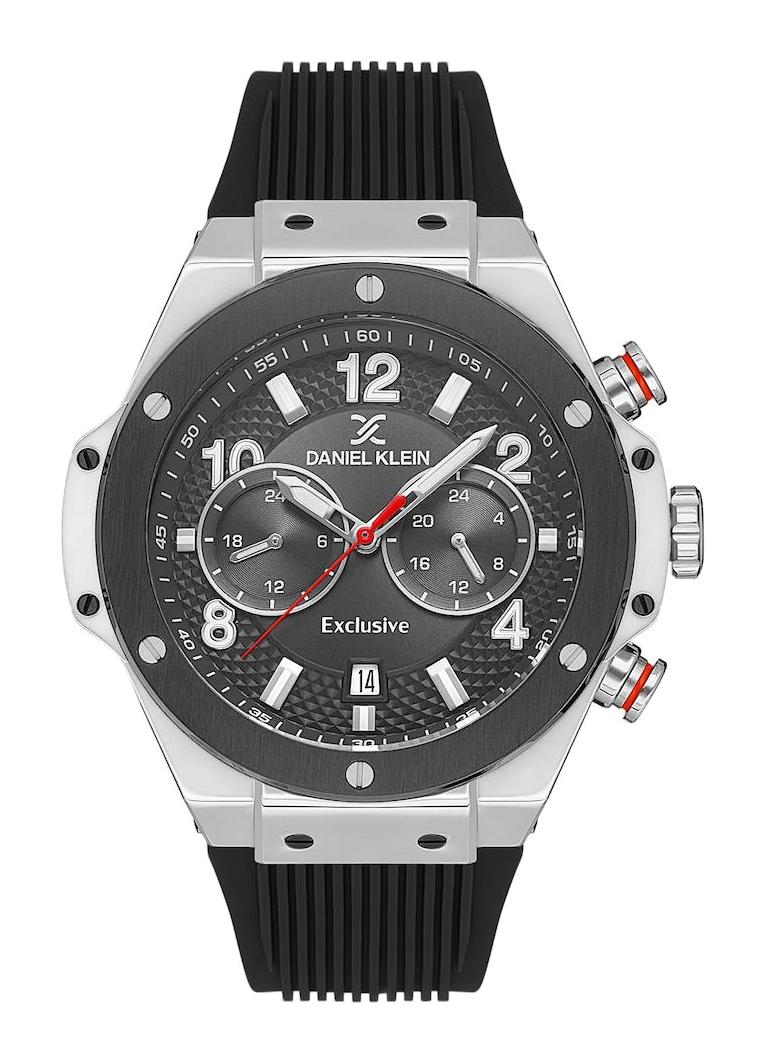 Daniel Klein DK.1.13615.1 Takvimli Siyah Çelik Kordon Analog Erkek Kol Saati