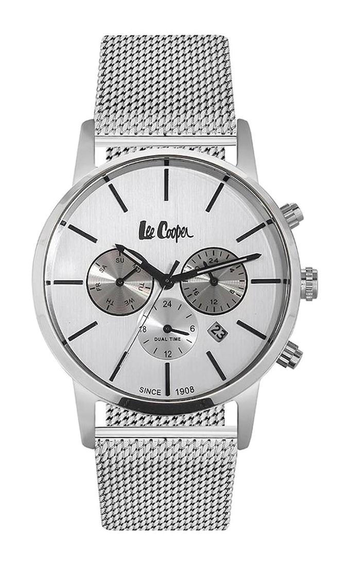 Lee Cooper LC06342.330 Takvimli 44 mm Çelik Kordon Analog Erkek Kol Saati