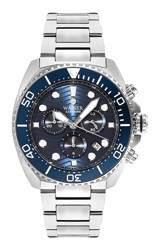 Wainer WA.10300-B Pusulalı Takvimli 46 mm Çelik Kordon Analog Erkek Kol Saati