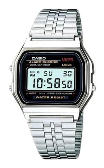 Casio A159WA-N1DF Takvimli 33.2 mm Çelik Kordon Dijital Erkek Kol Saati