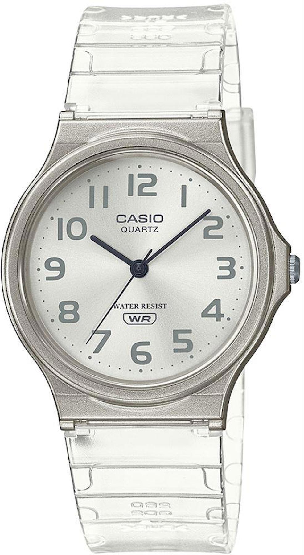 Casio MQ-24S-7BDF 35 mm Beyaz Silikon Kordon Analog Erkek Kol Saati