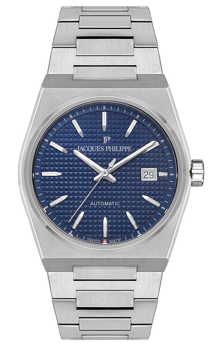 Jacques Philippe JPAGS541336 Takvimli 40 mm Çelik Kordon Analog Erkek Kol Saati