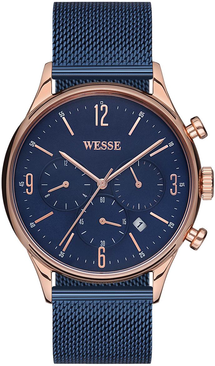 Wesse WWG800305M Lacivert Çelik Kordon Analog Kol Saati