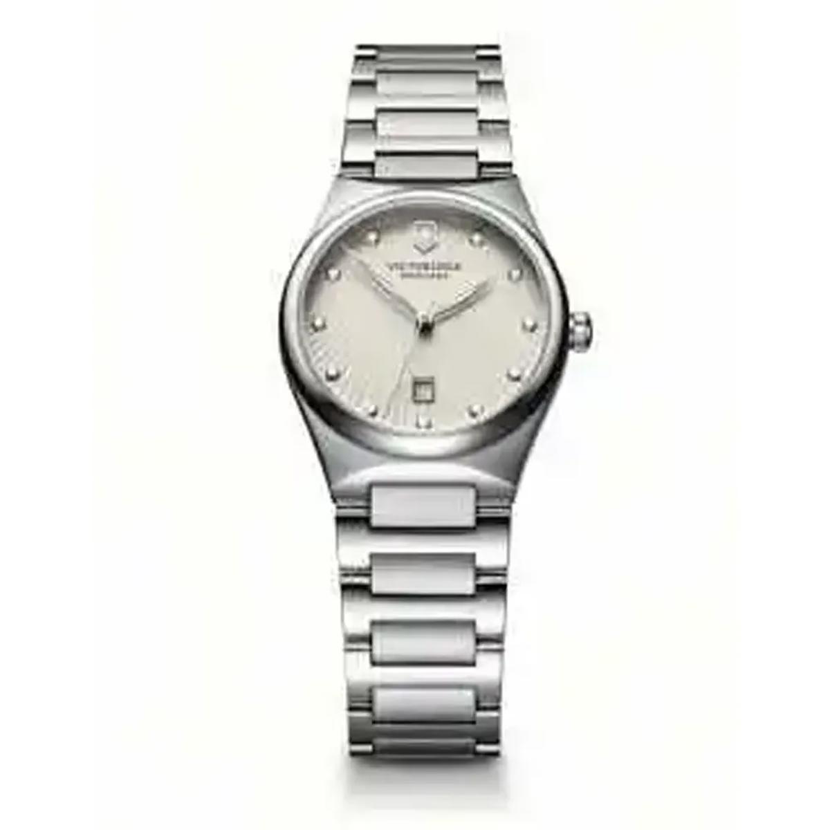 Victorinox Swiss Army 241513 Pusulalı Takvimli 28 mm Çelik Kordon Analog Kol Saati