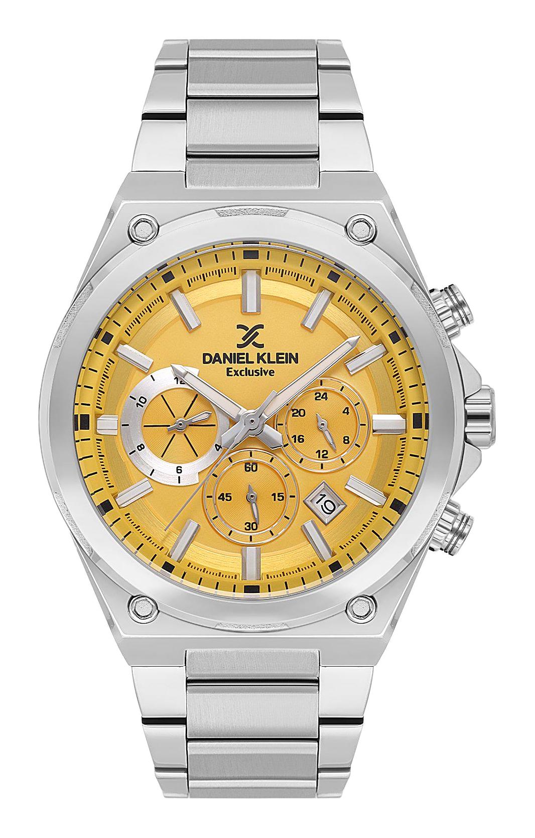 Daniel Klein DKE.1.10651-4 Takvimli 44 mm Metal Kordon Analog Erkek Kol Saati