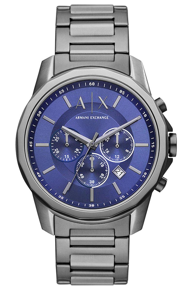 Armani Exchange AX1731 Takvimli 44 mm Çelik Kordon Analog Erkek Kol Saati