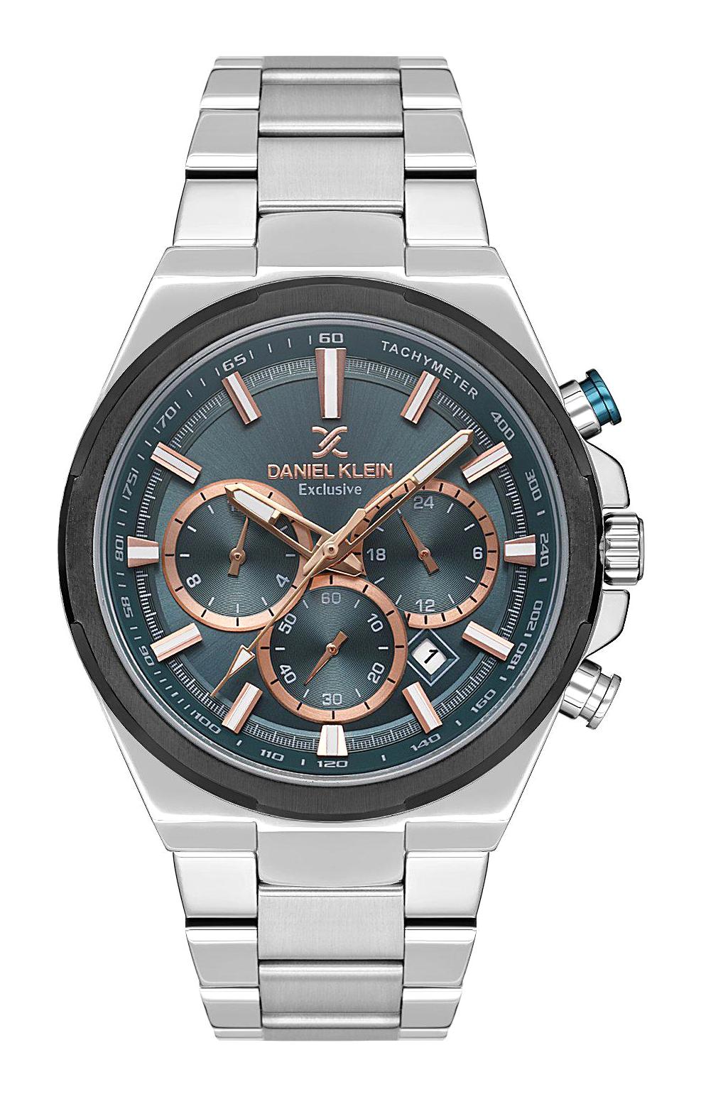Daniel Klein DK.1.13675-3 Takvimli 44 mm Metal Kordon Analog Erkek Kol Saati