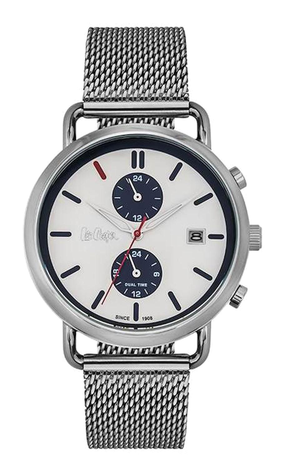 Lee Cooper LC06710.360 Takvimli 41-45 mm Çelik Kordon Analog Erkek Kol Saati
