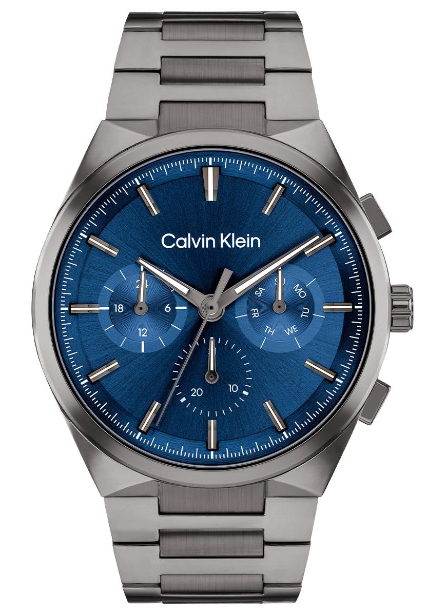 Calvin Klein CK25200443 Takvimli 44 mm Füme Çelik Kordon Analog Erkek Kol Saati
