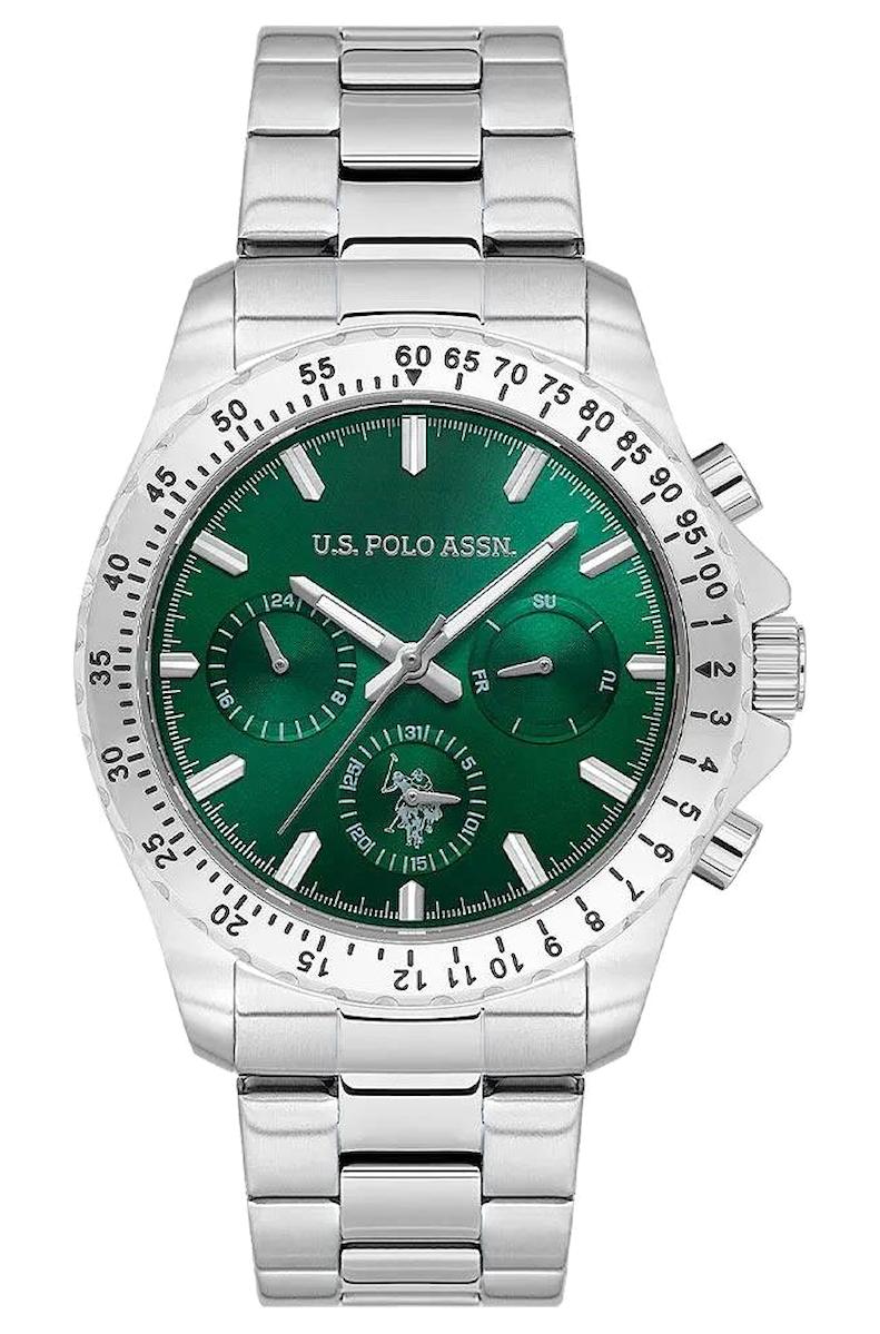 U.S. Polo Assn USPA1108-03 Takvimli 42 mm Çelik Kordon Analog Erkek Kol Saati