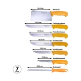 Messermann Germany | Bıçak Seti - (7 Parça / Sarı)