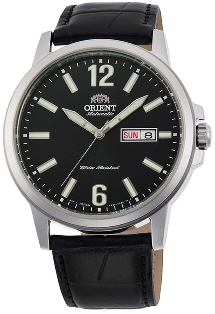 Orient RA-AA0C04B19B Takvimli 42 mm Siyah Deri Kordon Analog Kol Saati