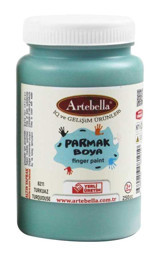 Artebella 8211 250 ml Tekli Turkuaz Parmak Boyası