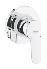 Grohe Bauedge 29040000 Metal Aç Kapa Ankastre Yuvarlak Banyo Bataryası Gri