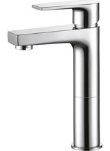 Creavit SR6500 Sharp Pirinç Tekli Aç Kapa Solo Kare Banyo Bataryası Gri