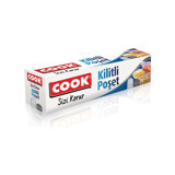 Cook Küçük Kilitli 19x25 Buz Dolabı Poşeti 10 Adet