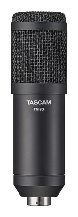 Tascam TM-70 Dinamik 3.5 mm Kablolu Yayıncı Profesyonel Siyah Masaüstü Mikrofon