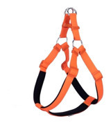 Doggie Konfor Ronin Dokuma 70-80 cm Ayarlanabilir Göğüs Köpek Tasması Turuncu