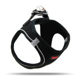 Tailpetz Air Mesh XS Ayarlanabilir Göğüs Köpek Tasması Siyah