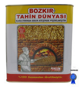Bozkır Tahin Dünyası Çifte Kavrulmuş Organik Glutensiz Kepekli Bozkır Tahin 1.75 kg
