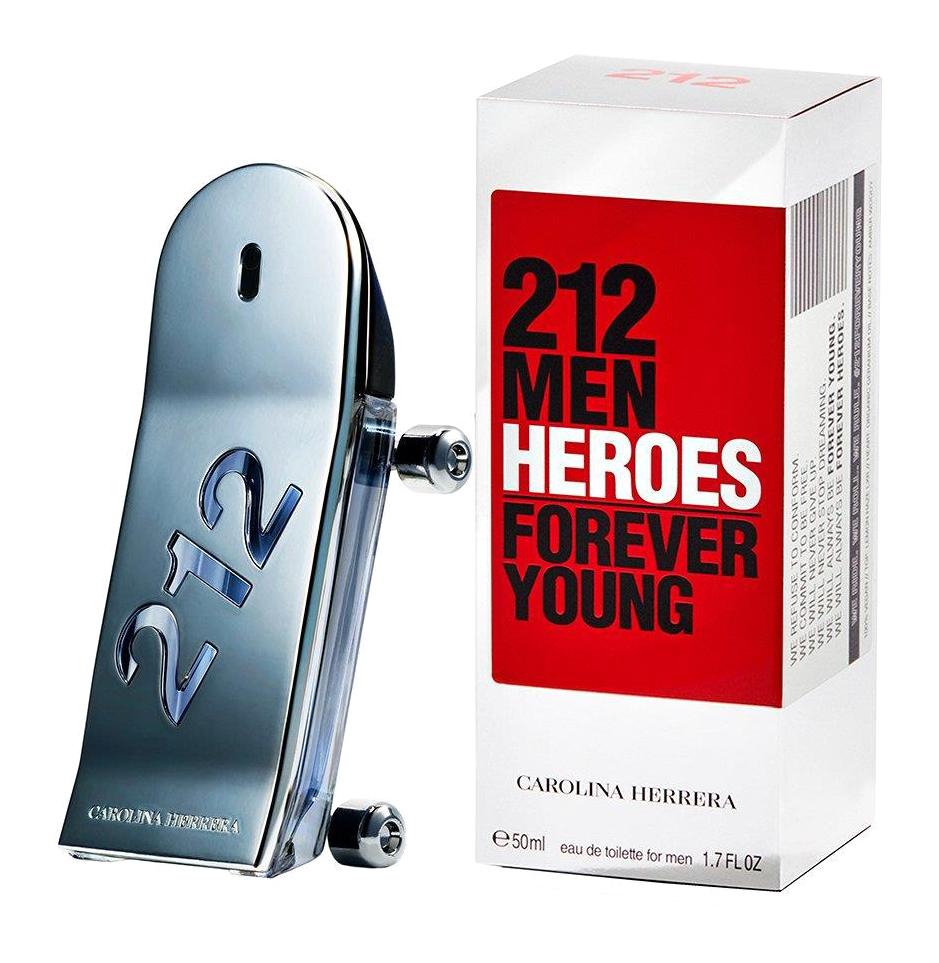 Carolina Herrera 212 Heroes EDT Odunsu-Sandal Erkek Parfüm 50 ml