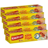 Koroplast Küçük Kilitli Buz Dolabı Poşeti 5x12 Adet