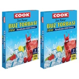 Cook Orta Kilitli Buz Torbası 2x7 Adet