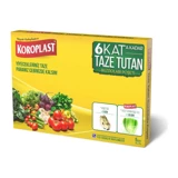Koroplast taze tutan Küçük Fermuarlı Buz Dolabı Poşeti 12 Adet