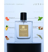 Joure Perfume J250 Afrodizyak Etkili EDP Odunsu-Oryantal Erkek Parfüm 50 ml