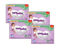 Canbebe Fırsat Paketi 7 Numara Cırtlı Bebek Bezi 4x28'li