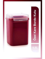 Tupperware Kare Plastik Saklama Kabı 5.5 lt