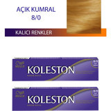 Wella Koleston 8.0 Açık Kumral Krem Saç Boyası 2x50 ml