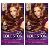 Wella Koleston 6.74 Terracotta Krem Saç Boyası 2x50 ml