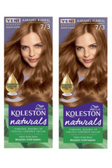 Wella Koleston Naturals 7.3 Karamel Kumral Krem Saç Boyası 2x50 ml