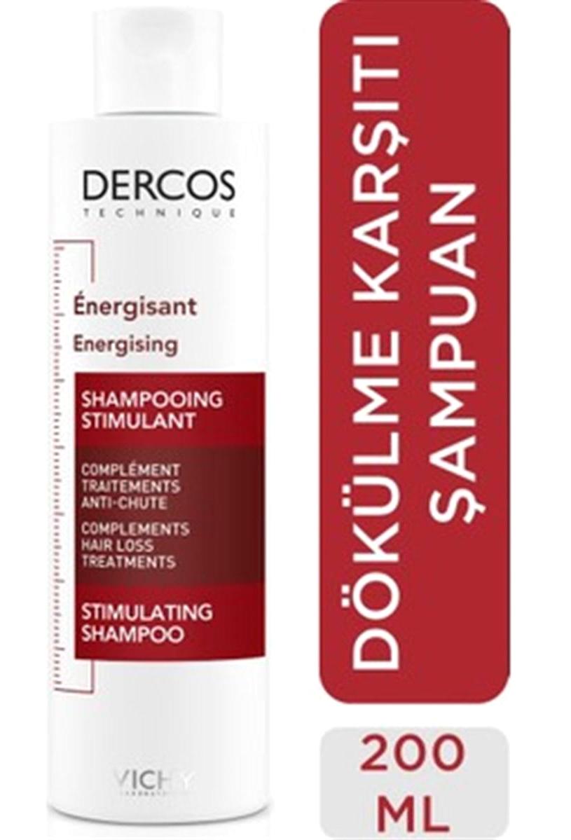 Vichy Dercos Energisant Dökülme Karşıtı Sülfatsız Parabensiz Şampuan 200 ml