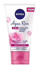 Nivea Aqua Rose Siyah Nokta Karşıtı Sıkılaştırıcı Krem Tüp Yüz Peelingi 150 ml
