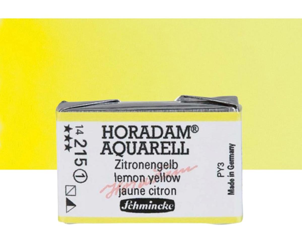 Schmincke Lemon Yellow 215 S.1 1'li Tablet Sulu Boya
