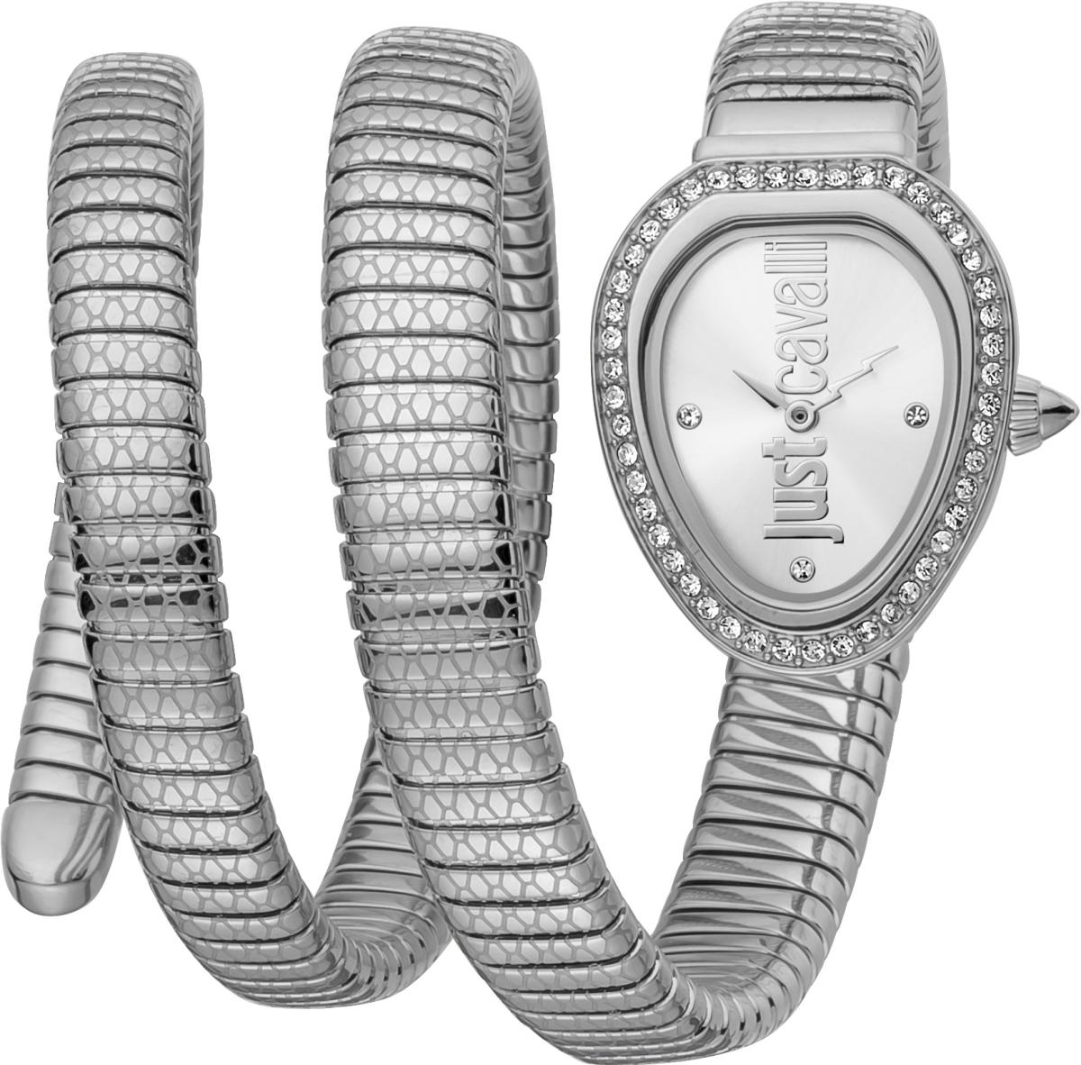 Just Cavalli JC1L163M0015 22 mm Gri Çelik Kordon Analog Kadın Kol Saati