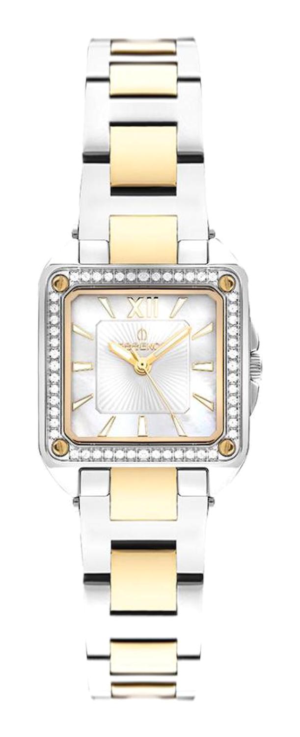 Essence D1144.220 25 mm Altın-Gri Çelik Kordon Analog Kadın Kol Saati