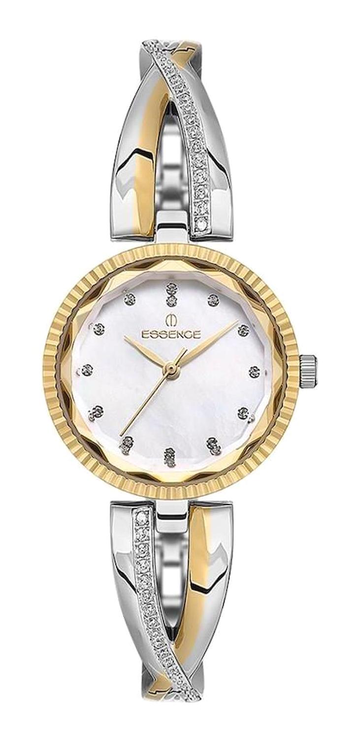 Essence D1138.220 31 mm Gri Çelik Kordon Analog Kadın Kol Saati