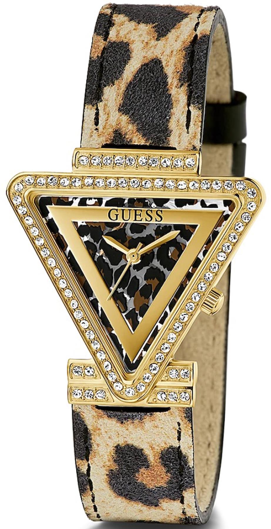 Guess GUGW0504L3 36 mm Altın Deri Kordon Analog Kadın Kol Saati