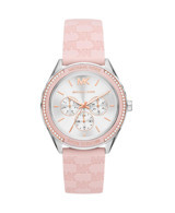 Michael Kors MK7268 Takvimli 40 mm Pembe Silikon Kordon Analog Kadın Kol Saati