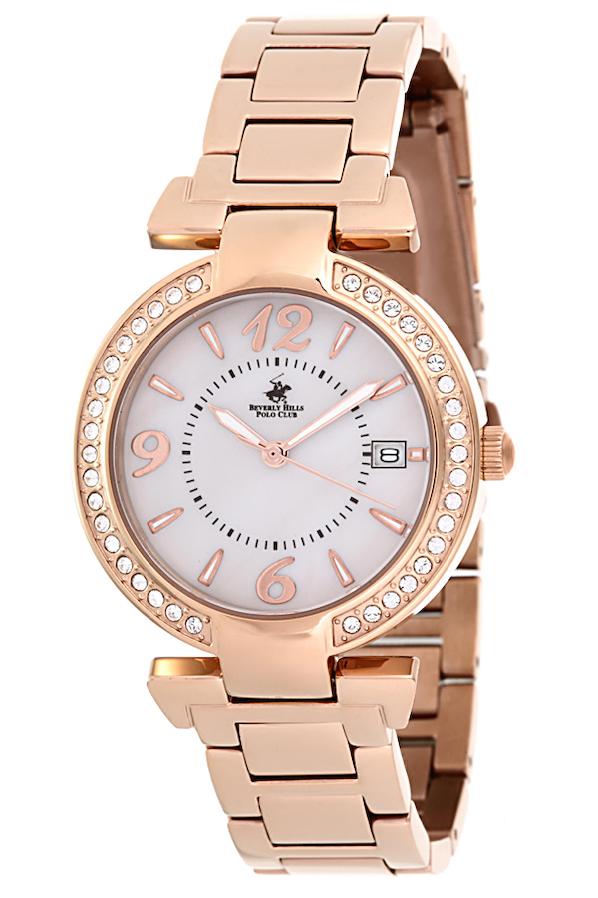 Beverly Hills Polo Club BH532-05 35 mm Rose Gold Metal Kordon Analog Kadın Kol Saati