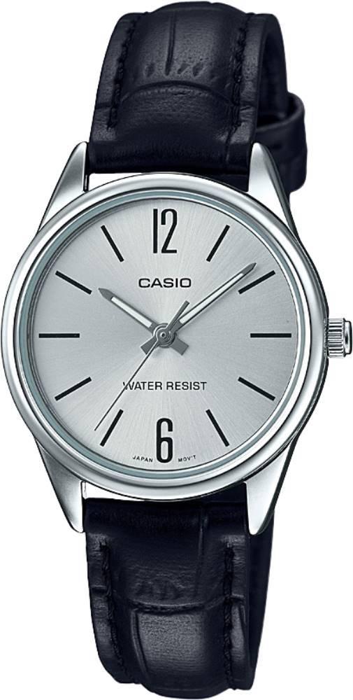Casio LTP-V005L-7BUDF 28 mm Siyah Deri Kordon Analog Kadın Kol Saati